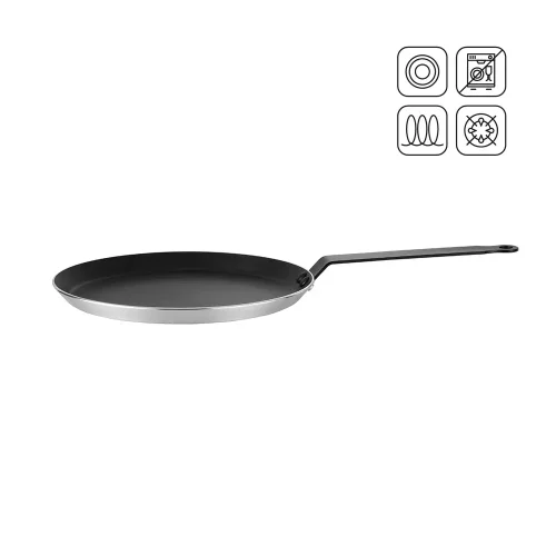 Panvica na palacinky | GREDIL | Ø 240 mm | výška 20 mm | hliník | STALGAST 036245