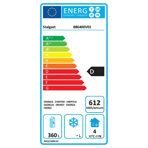 Chladiaca skriňa 400 l GREDIL na skladovanie | lakovaná | interiér ABS | -2/+8 °C | STALGAST 886400