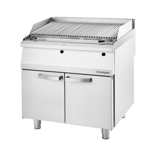 Lávový grill plynový Stalgast 800 „V“