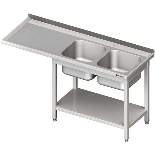 Umývací stôl pre podstolovú umývačku STALGAST® - dĺžka 2400 mm