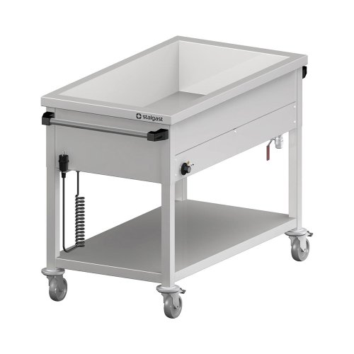 Ohrevný vozík bain-marie | 1 vaňa na 3× GN 1/1 | centrálna regulácia | nerez AISI 445 | 3 kW / 230 V | STALGAST® 982266126