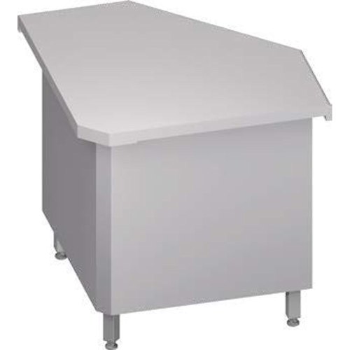 Neutrálny výdajný stôl rohový 90° - 785x785x880mm