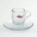 Šálka s podšálkou Trombetta espresso sklo