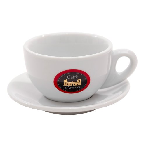 Šálka s podšálkou L´Antico cappuccione biela
