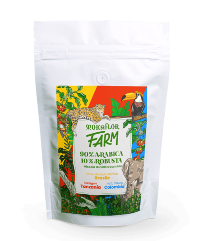 Mokaflor Farm 90% arabica - 10% robusta 250g, zrno