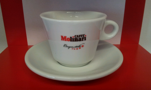 Šálka s podšálkou cappuccino porcelán veľká